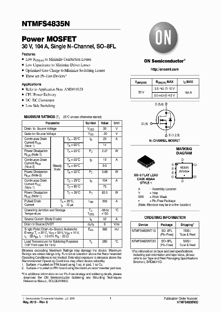 NTMFS4835NT1G_1309701.PDF Datasheet