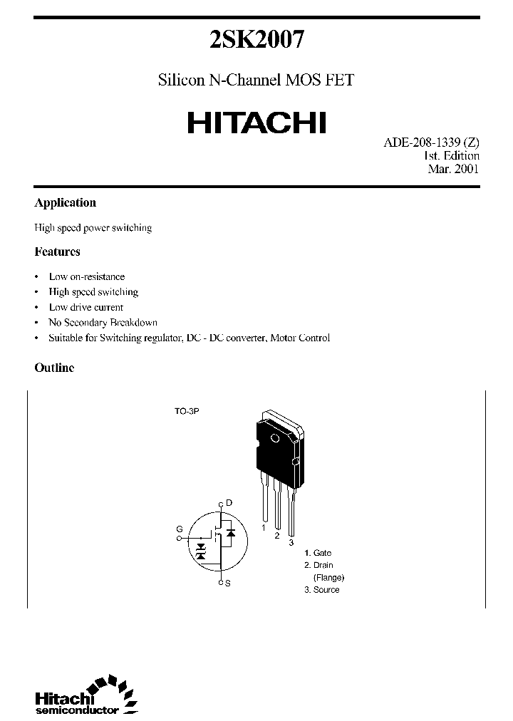 2SK2007_1319993.PDF Datasheet