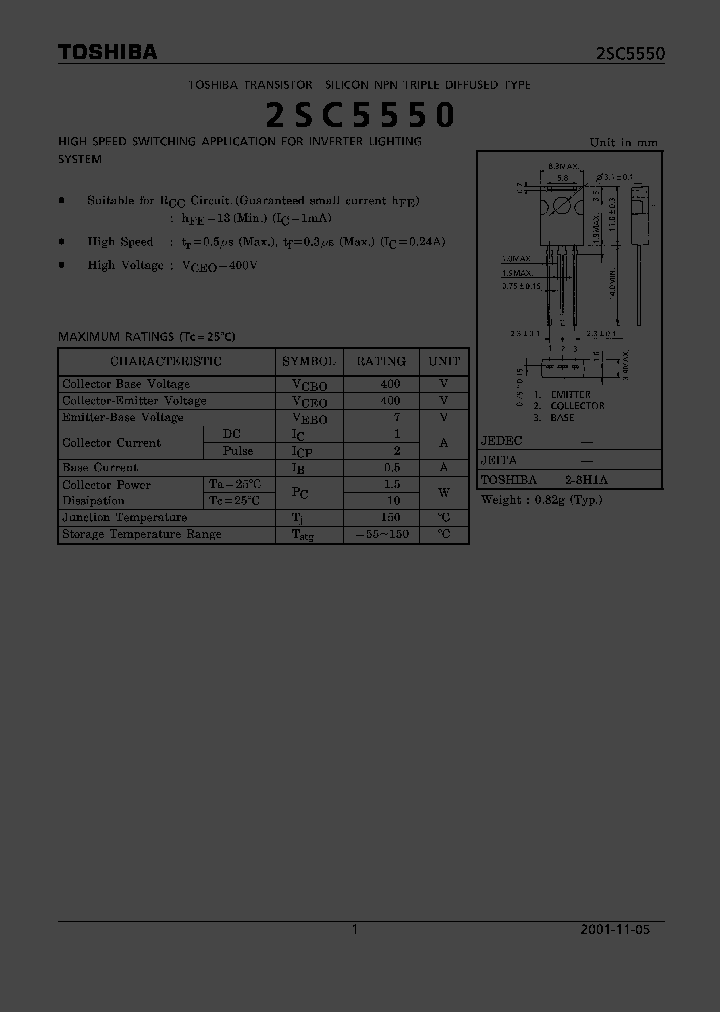 2SC5550_1320533.PDF Datasheet