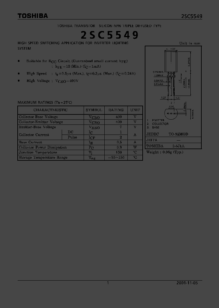 2SC5549_1320531.PDF Datasheet