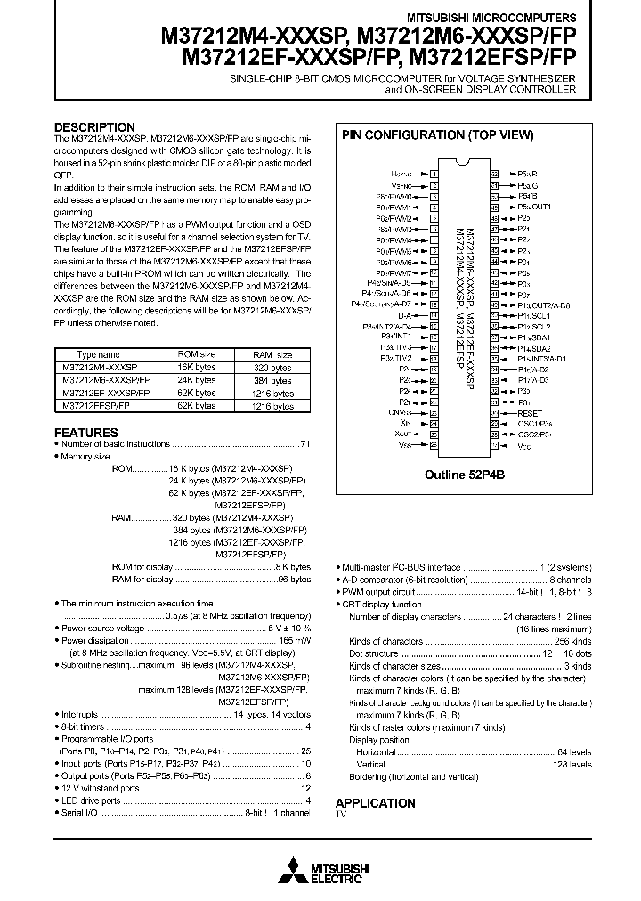 M37212M6-XXXSP_1324002.PDF Datasheet