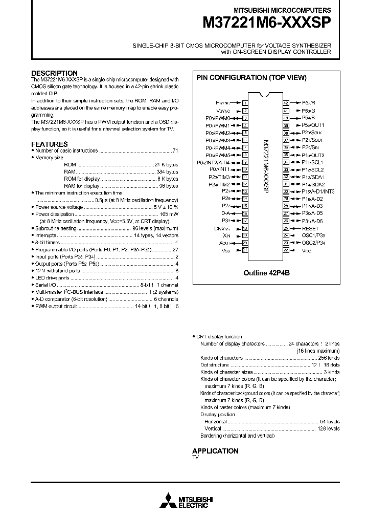 M37221M6-079SP_1324005.PDF Datasheet