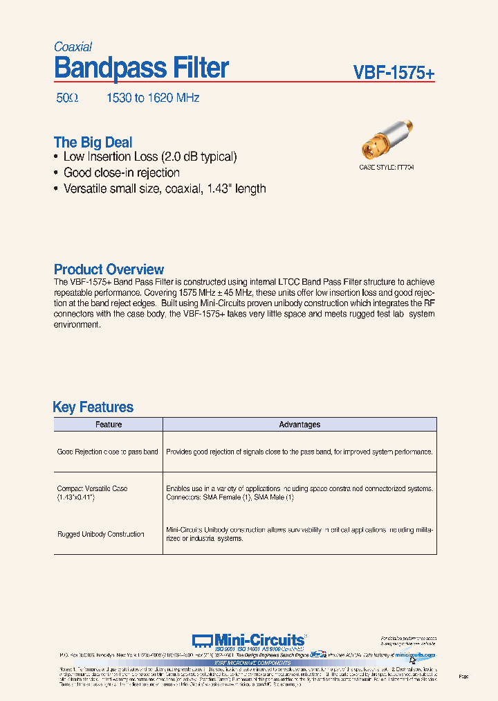 VBF-1575_1348125.PDF Datasheet