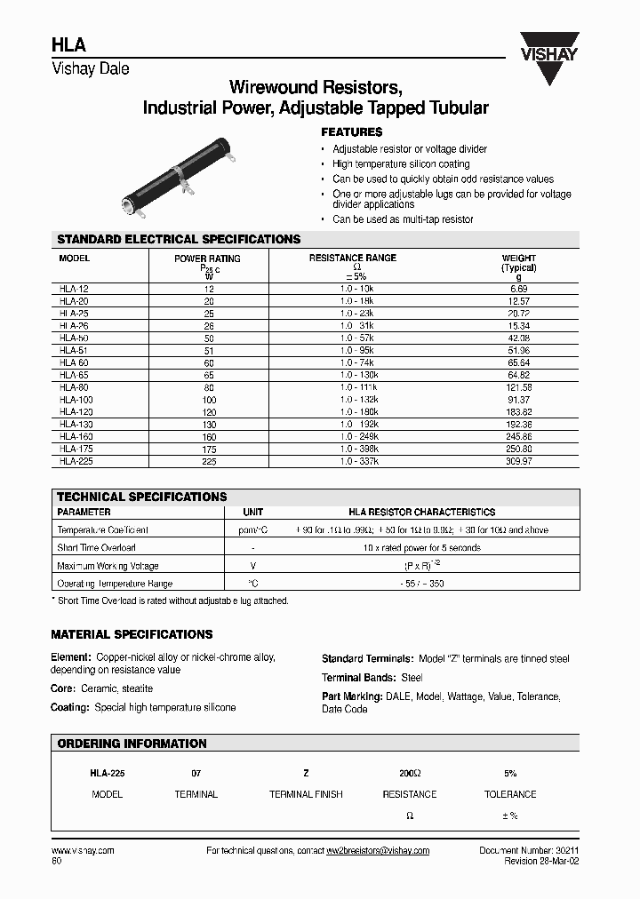 HLA_1357834.PDF Datasheet