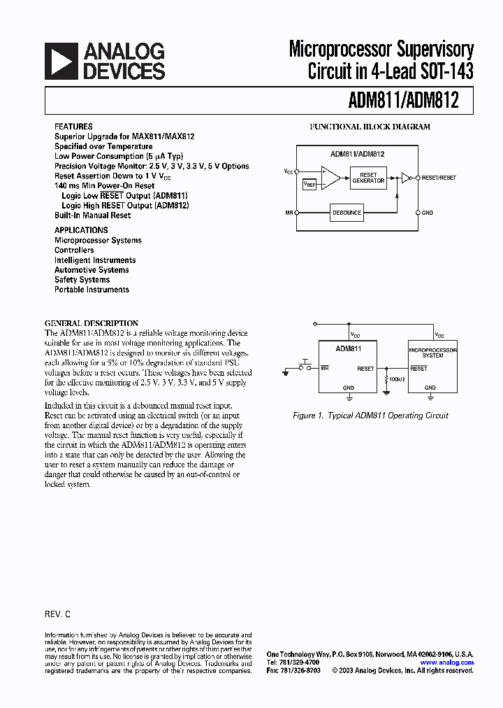 ADM812MART-REEL7_1360883.PDF Datasheet