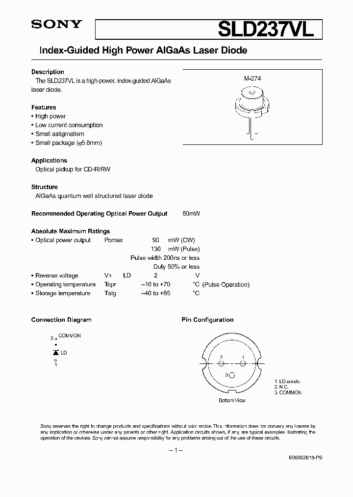 SLD237VL_1385721.PDF Datasheet