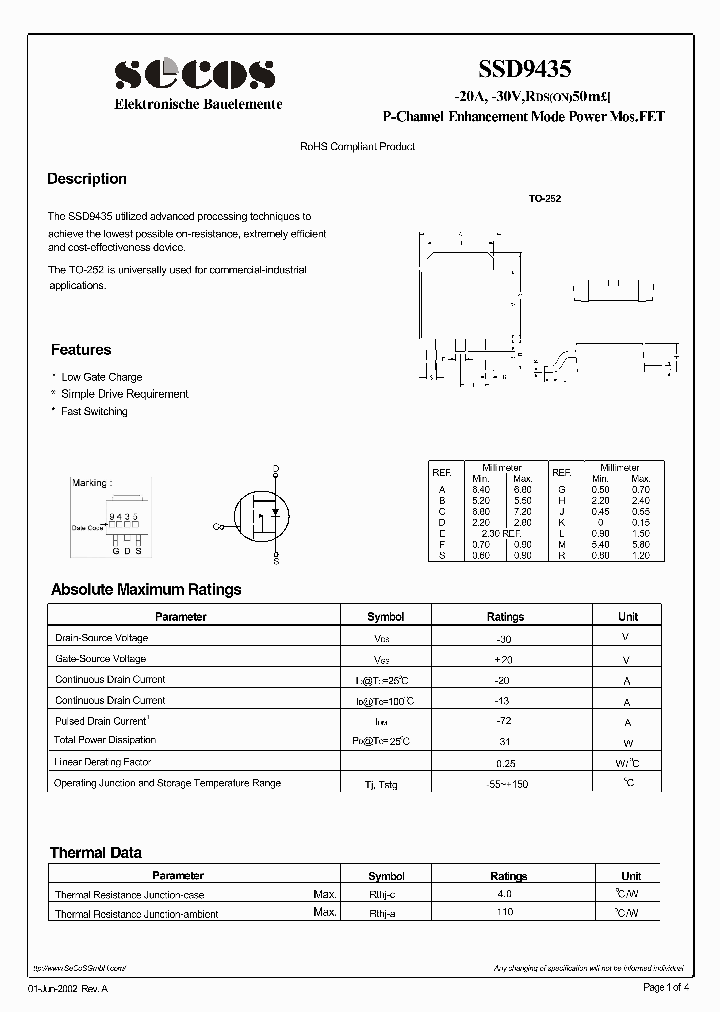 SSD9435_1369458.PDF Datasheet