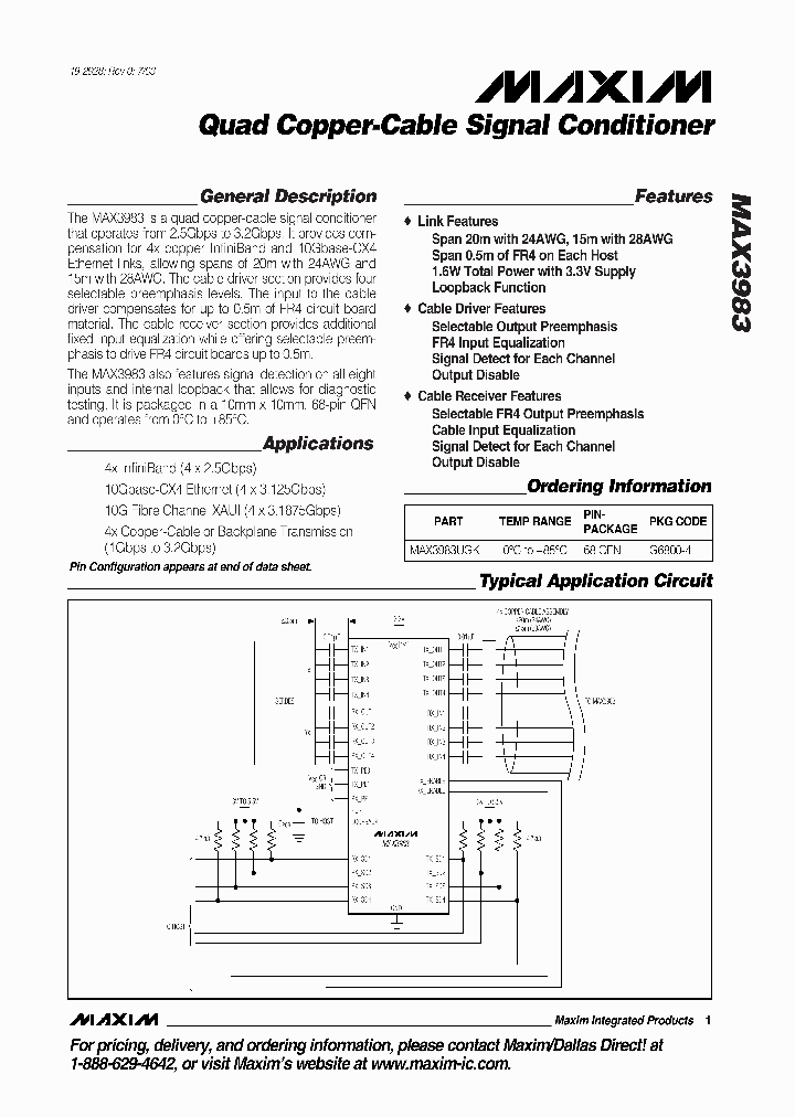 MAX3983_1396234.PDF Datasheet