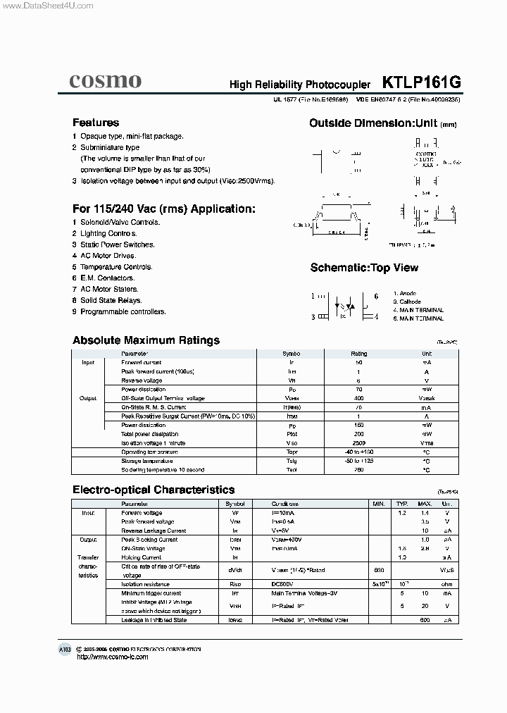 KTLP161G_1163963.PDF Datasheet