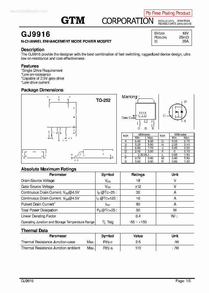 GJ9916_1200002.PDF Datasheet