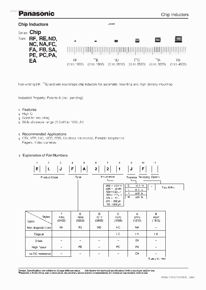 ELJRFXXXXF_1252711.PDF Datasheet