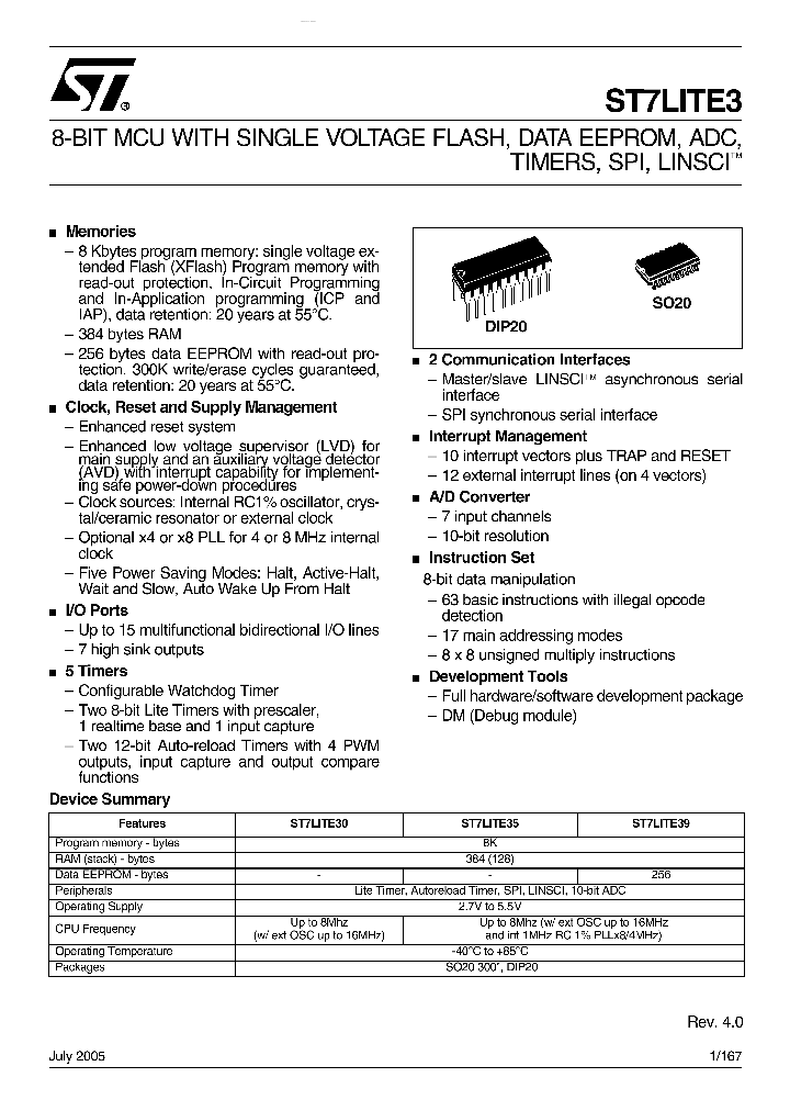 ST7LITE3_1293062.PDF Datasheet