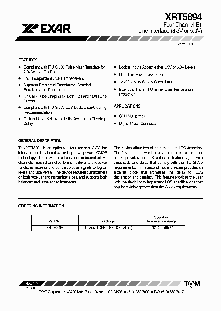 XRT5894_1410550.PDF Datasheet