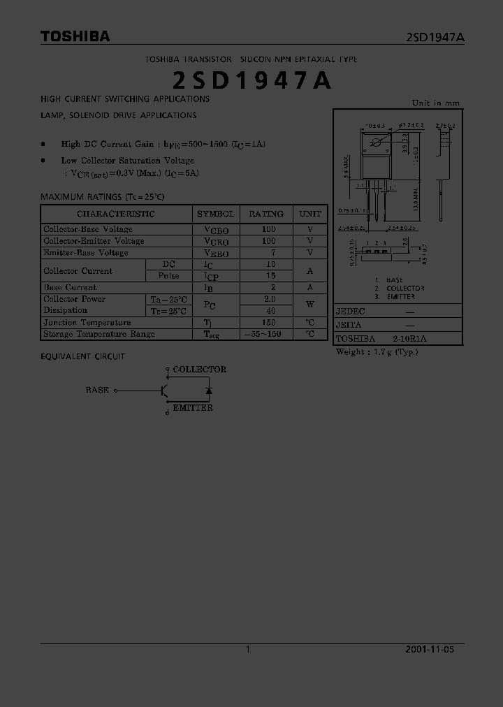 2SD1947A_1431004.PDF Datasheet