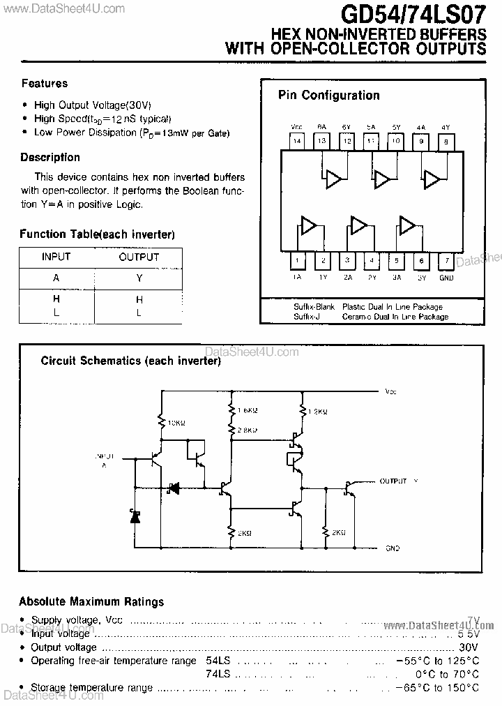 GD74LS07_1364721.PDF Datasheet