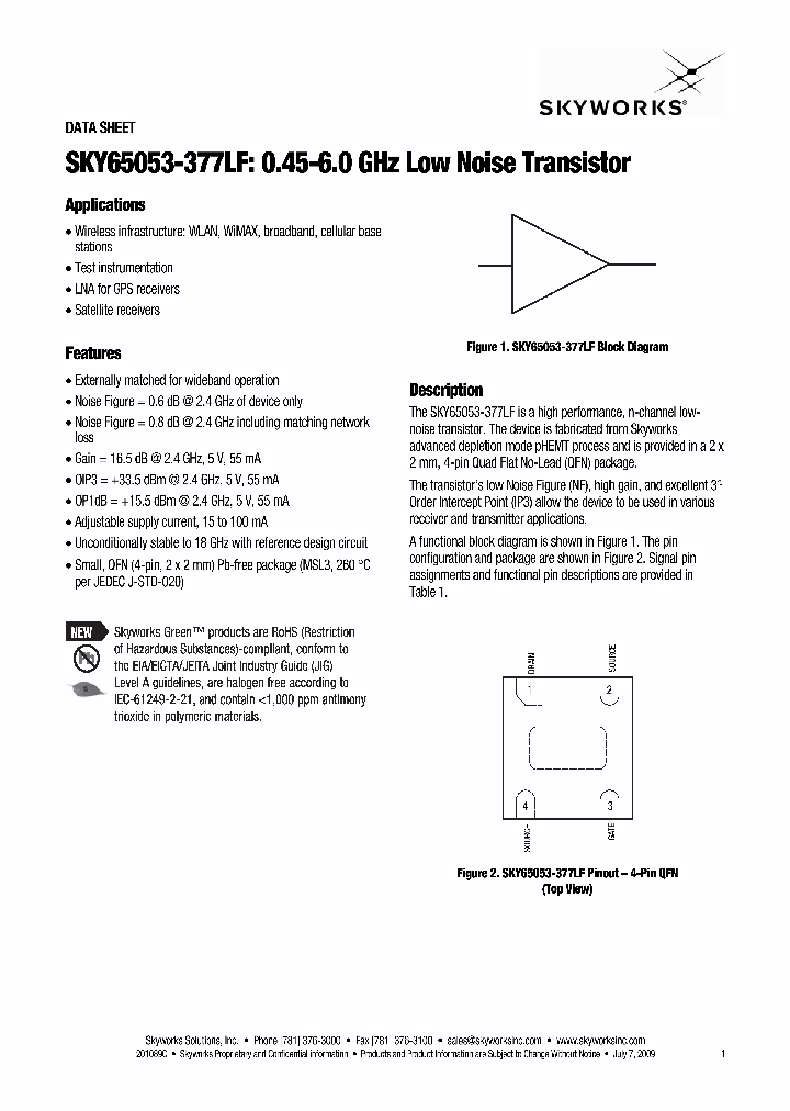 SKY65053-377LF_1427919.PDF Datasheet