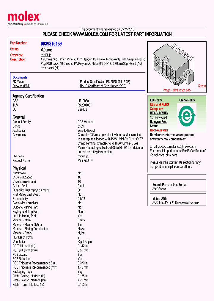 39-31-6169_1448818.PDF Datasheet