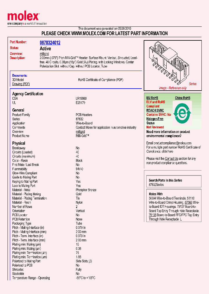 87832-4012_1450627.PDF Datasheet