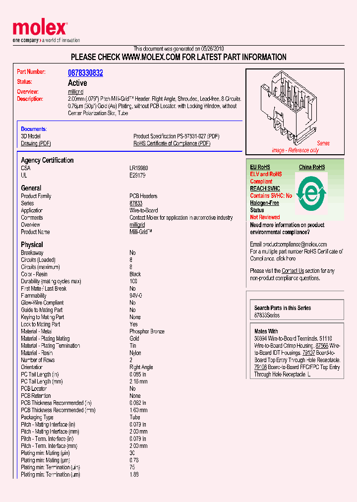 87833-0832_1453382.PDF Datasheet