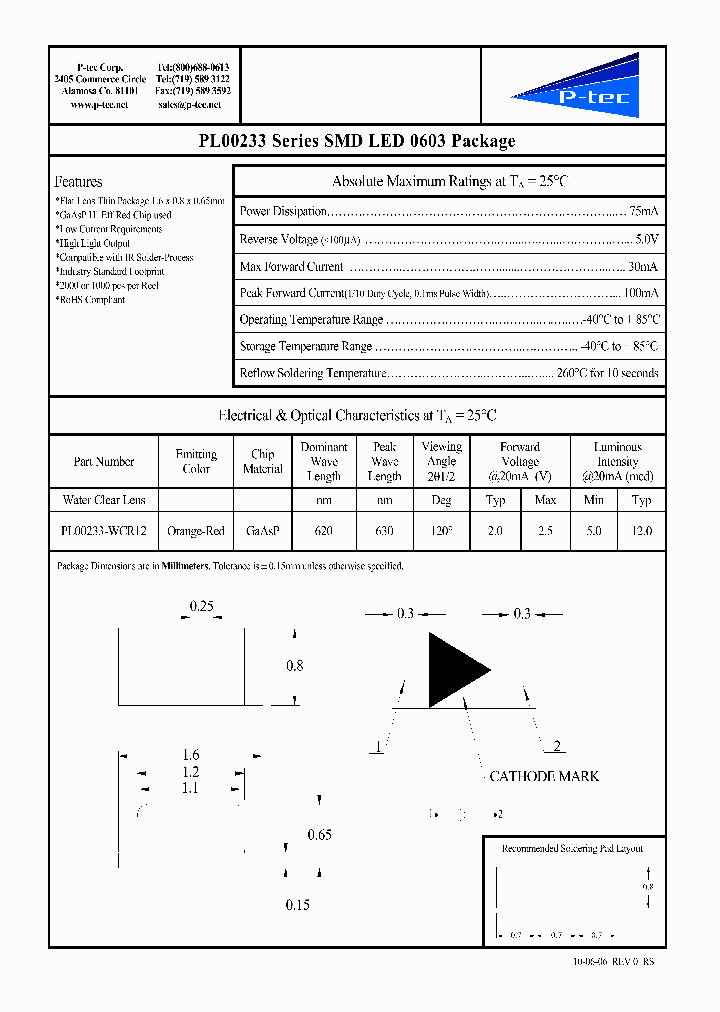 PL00233-WCR12_1454858.PDF Datasheet