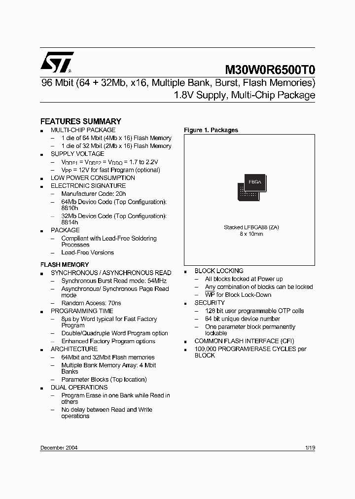 M30W0R6500T0_1457947.PDF Datasheet