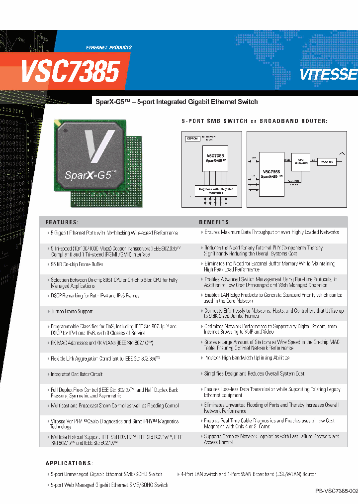 VSC7385_828719.PDF Datasheet