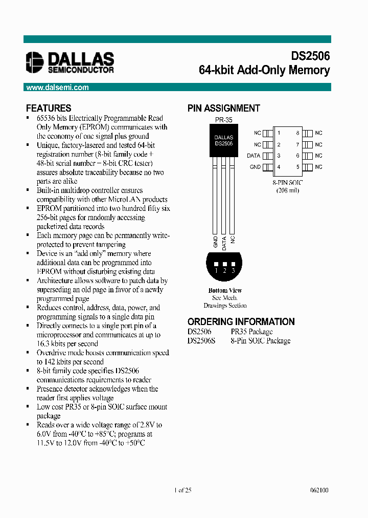 DS2506S_833902.PDF Datasheet