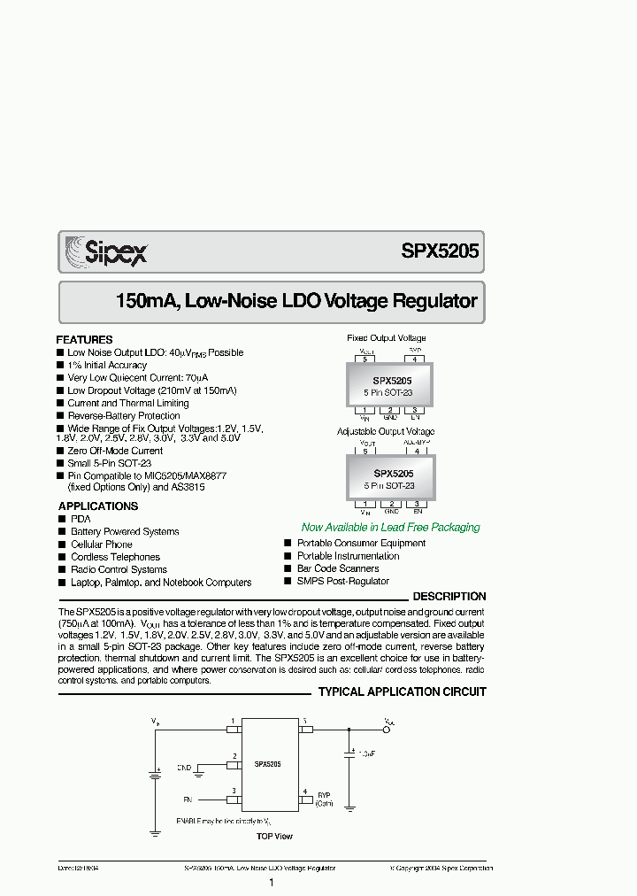 SPX5205M5TR_841222.PDF Datasheet
