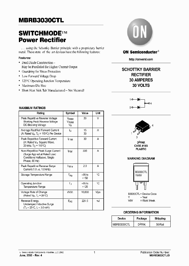 MBRB3030CTL-D_1489339.PDF Datasheet