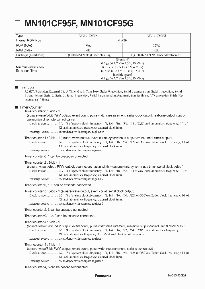 MN101CF95G_1504951.PDF Datasheet