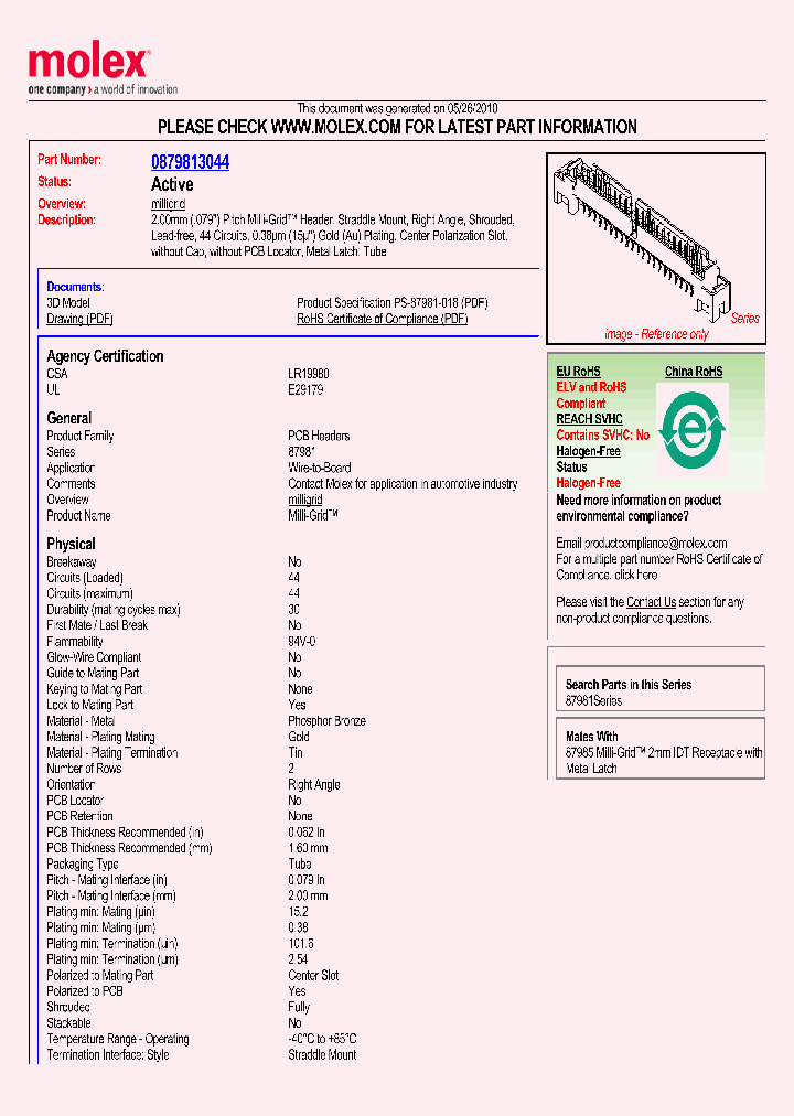 87981-3044_1511599.PDF Datasheet