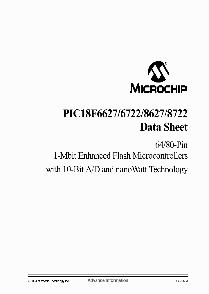 PIC18LF8722-EPT_1512343.PDF Datasheet