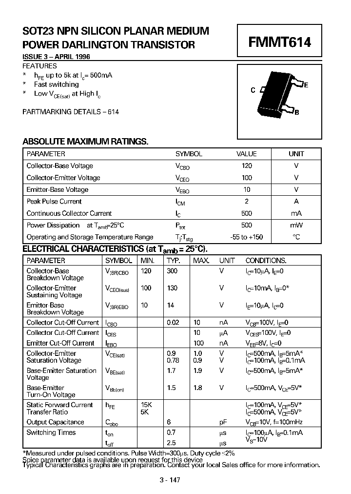 FMMT614_1527359.PDF Datasheet