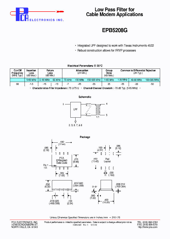 EPB5208G_1529311.PDF Datasheet