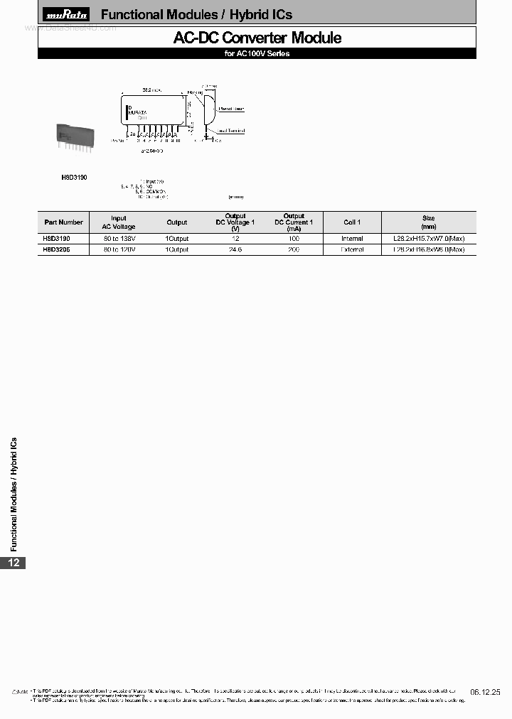 H8D3190_1543946.PDF Datasheet