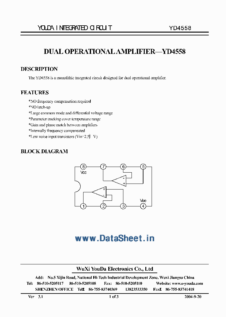 YD4558_1549476.PDF Datasheet