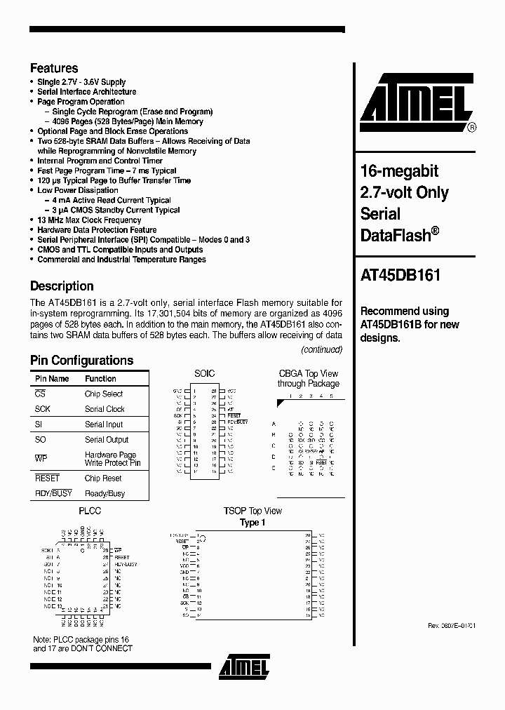 AT45DB161-JC_866724.PDF Datasheet