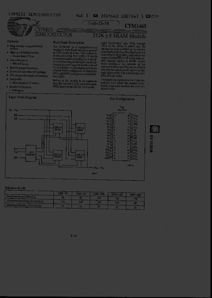 CYM1465SD-70C_871153.PDF Datasheet