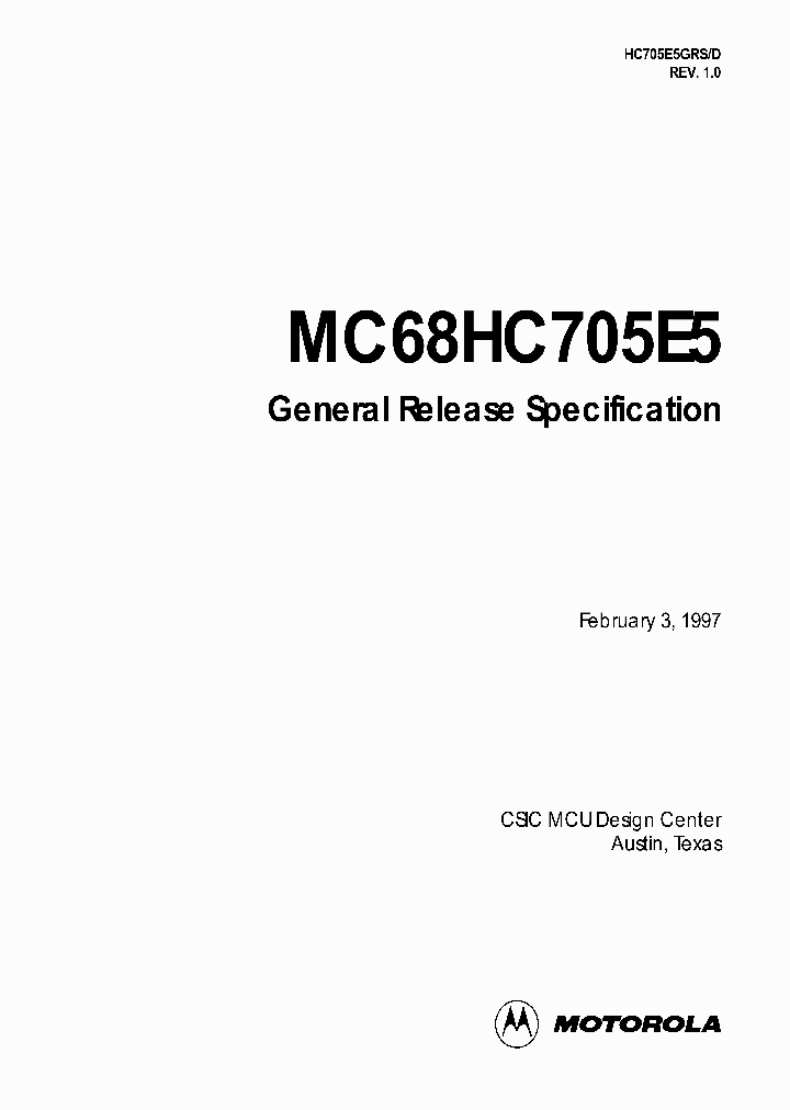 HC705E5GRS_1552990.PDF Datasheet
