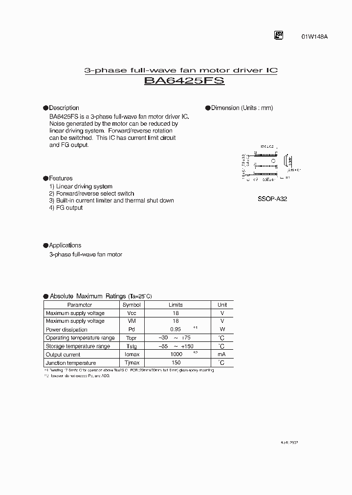 BA6425FS_1555132.PDF Datasheet