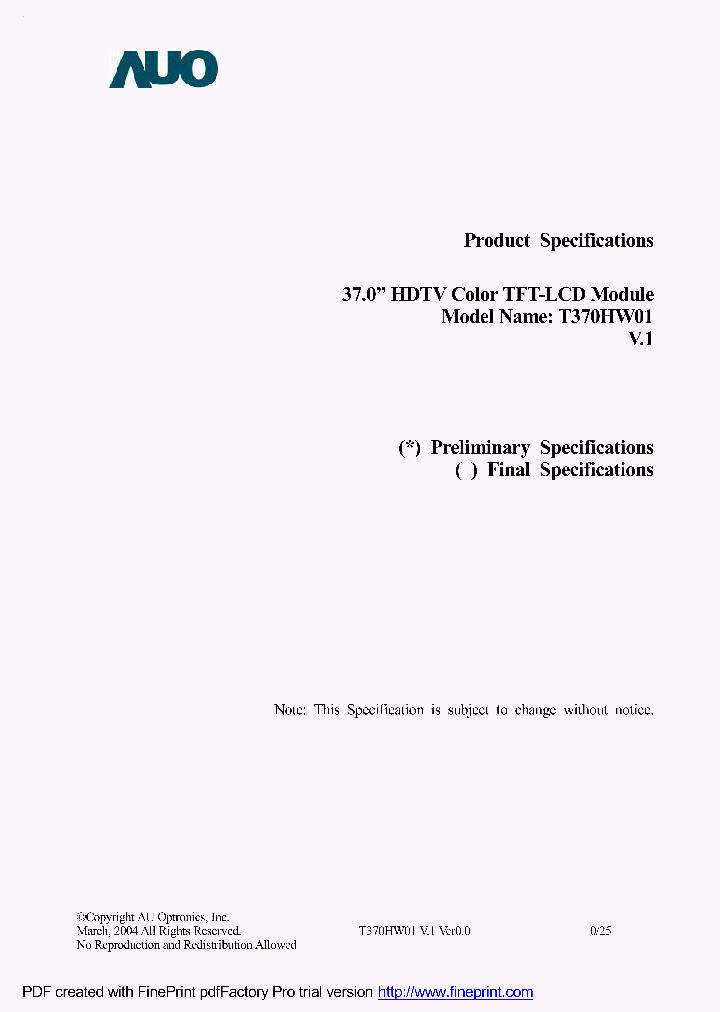 T370HW01V1_1563985.PDF Datasheet