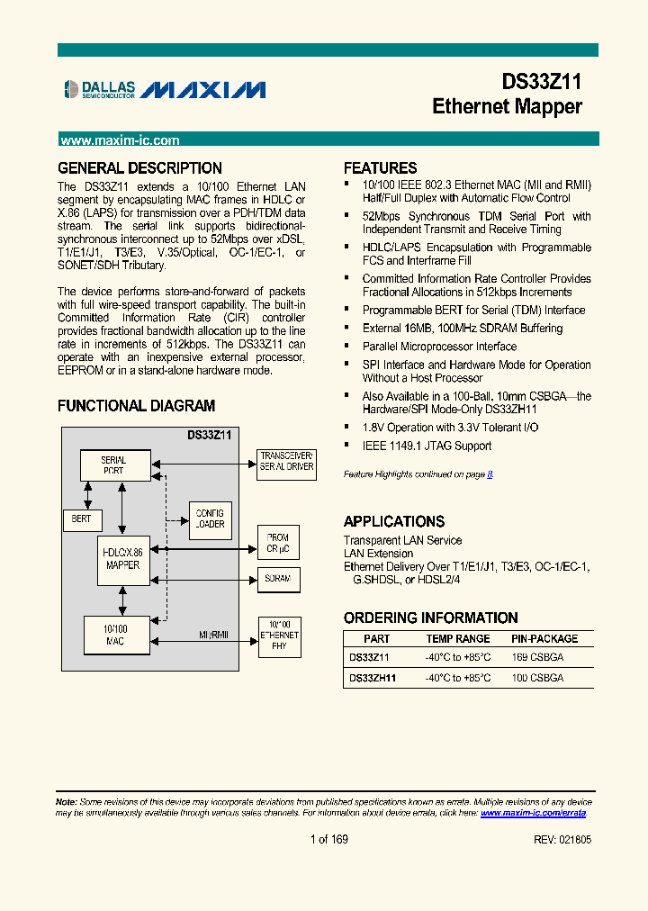 DS33Z11_885708.PDF Datasheet