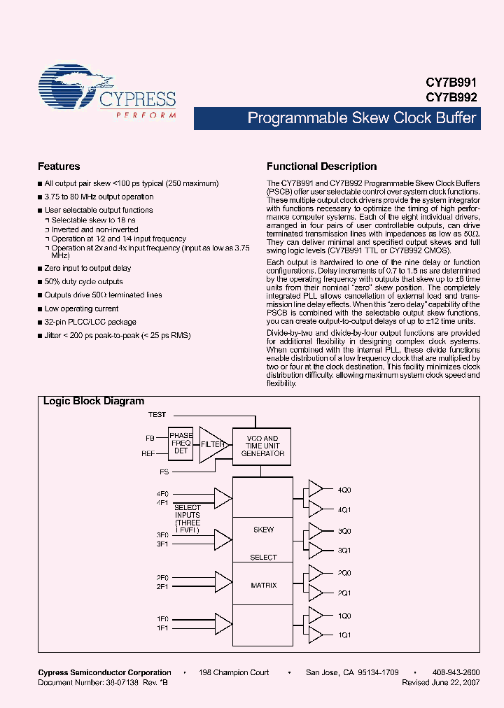 CY7B991-2JXC_921213.PDF Datasheet