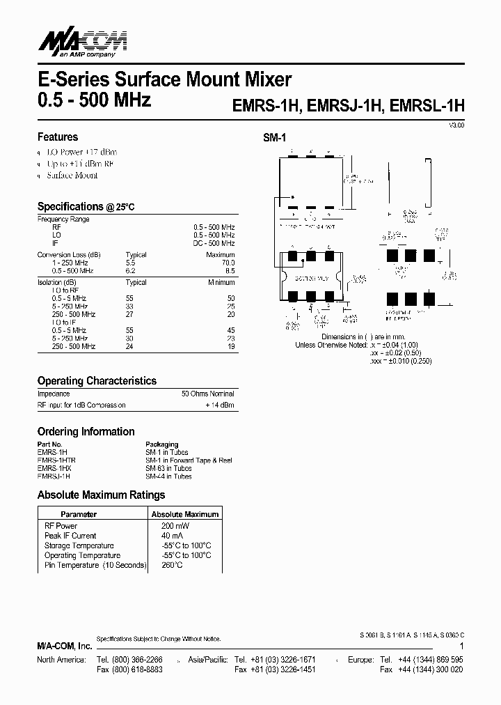 EMRS-1H_932404.PDF Datasheet