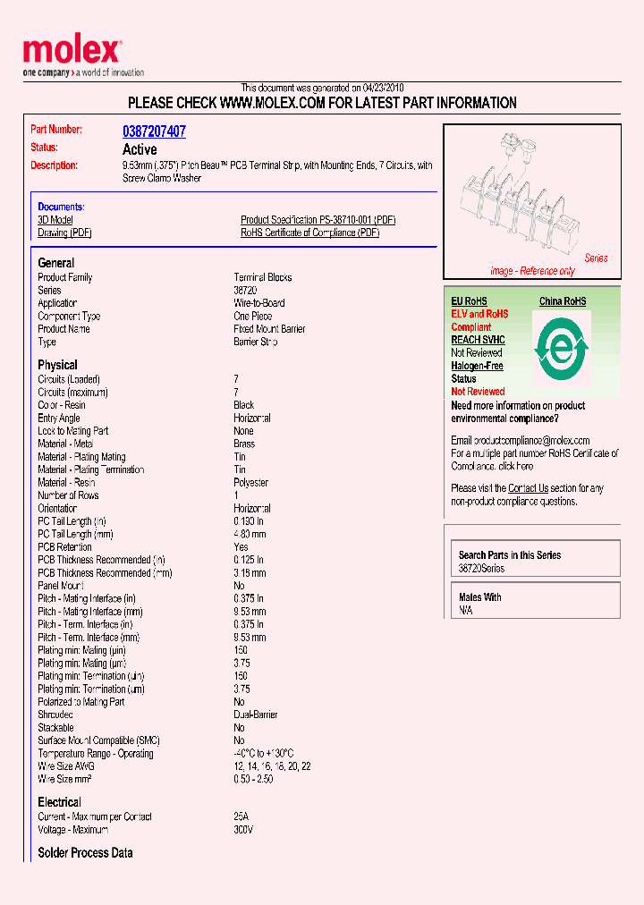 38720-7407_1601900.PDF Datasheet