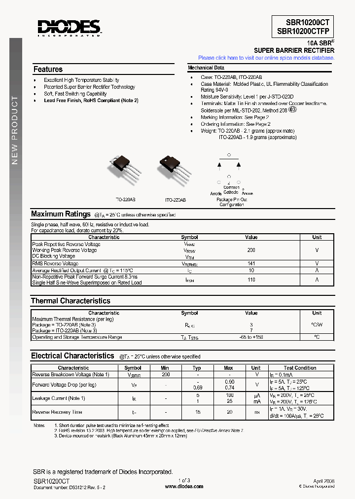 SBR10200CTFP_1602654.PDF Datasheet