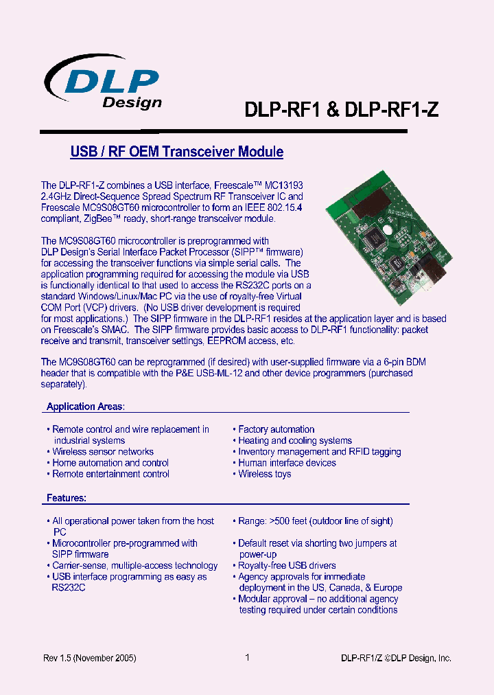 DLP-RF1-Z_993527.PDF Datasheet