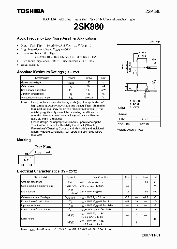 2SK880-YTE85LF_1032101.PDF Datasheet