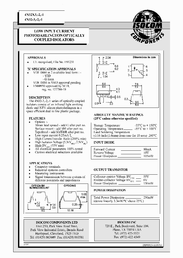 4N32-X_1635454.PDF Datasheet