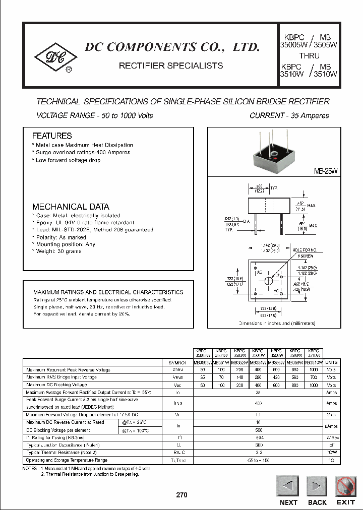 KBPC3005W_1044264.PDF Datasheet